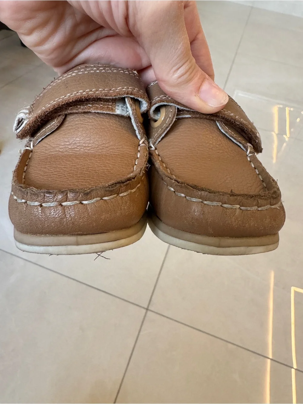 Mayoral Brown Toddler Moccasin-Style Leather Shoes